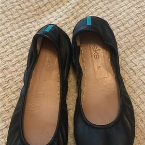 Tieks Black Flats Versatile Loafers